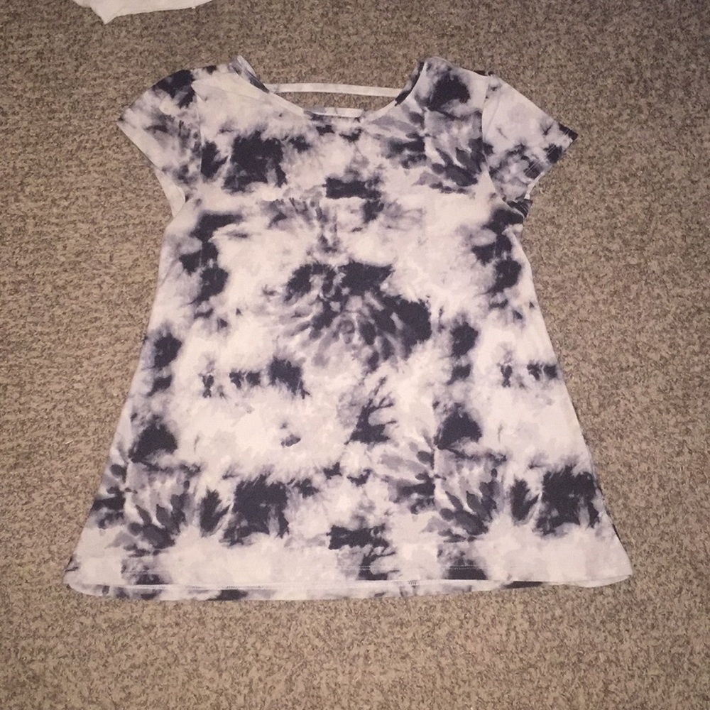 Black, white, and grey cute shirt